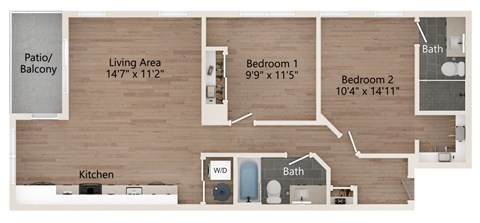 a bedroom floor plan | the preserve at creekside